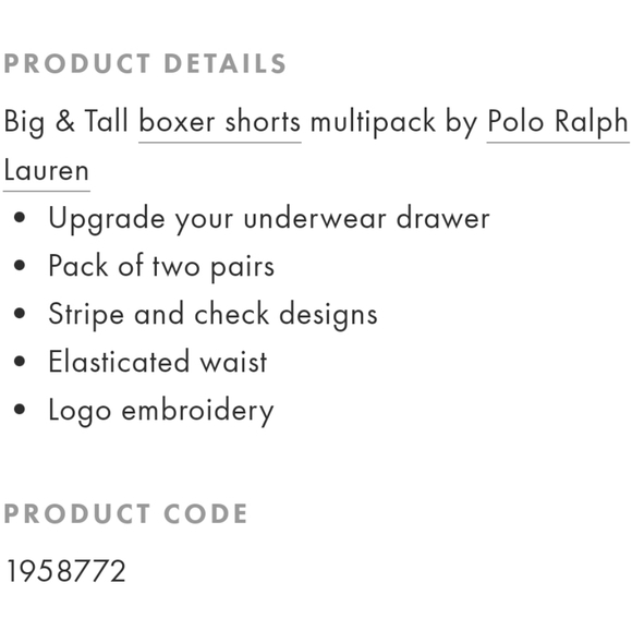 NWT Men's Ralph Lauren Polo 2 Pairs Woven Boxers - Picture 8 of 9